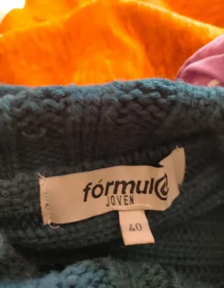 Vestido punto Formula Joven verde