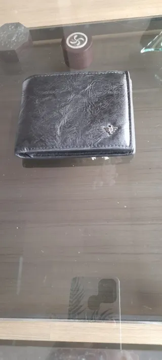 Cartera Doker Piel Negra