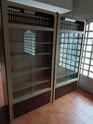 Mueble cristalera almacenamiento aparador (unidad)