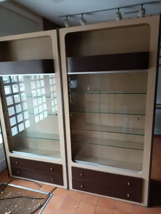 Mueble cristalera almacenamiento aparador (unidad)
