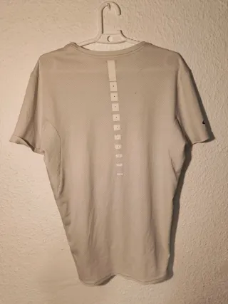 Camiseta Nike Tejido Técnico Gris/Blanco