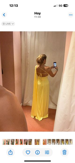Vestido Lotus Mipahi Amarillo Talla S