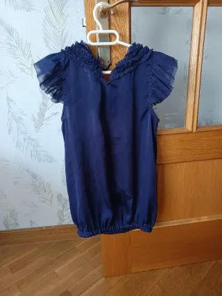 Blusa morada transparente