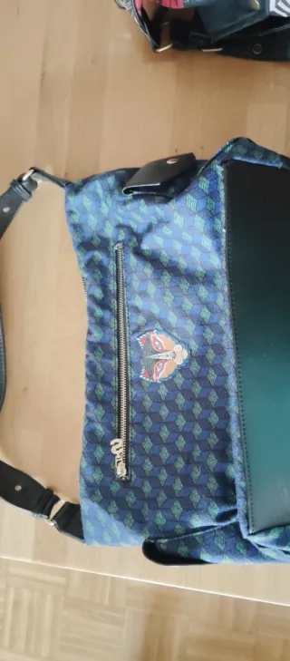 Bolso Desigual Negro Multicolor