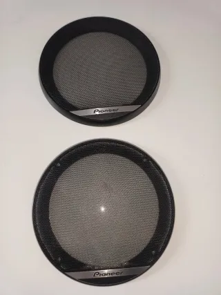 Tapas Altavoz Coche Pioneer Negro