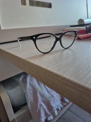 Occhiali da vista bambina neri e bianco