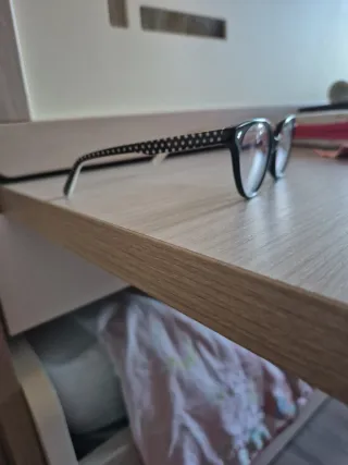 Occhiali da vista bambina neri e bianco