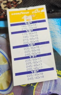 Cadenas Nieve Goodyear Q09 Talla H