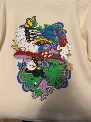 Sudadera Ripndip Beige Alice in Wonderland