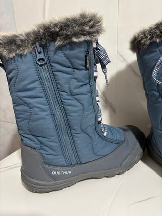 Stivali da neve Quechua blu e grigi