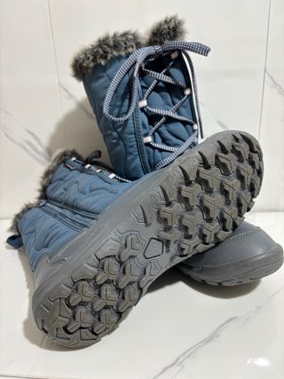 Stivali da neve Quechua blu e grigi
