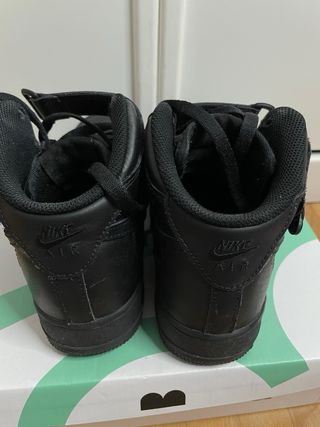 Nike Air Force 1 Mid Negras Talla 39