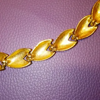 ‼️Collana vintage con smalto Houte Couture