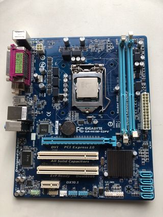 Placa Base Gigabyte GA-H61M-S2PV + Intel G630