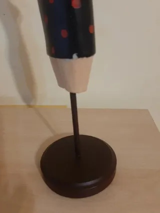 Busto porta joyas vestido lunares