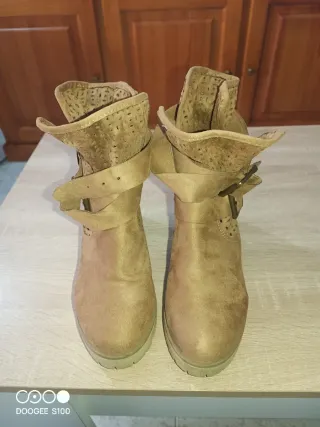 Botines invierno beige/marrón