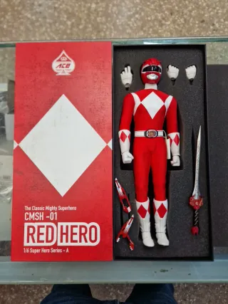 Figura Power Ranger Rojo Ace 1/6