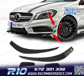 PESTAÑAS LATERALES PARAGOLPES MERCEDES CLASE A W176 AERO KI