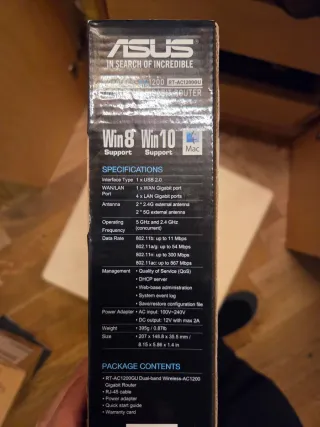 Router Asus RT-AC1200GU Dual Band Gigabit