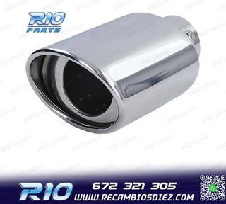 COLA ESCAPE UNIVERSAL ACERO INOX OVALADO 88MM