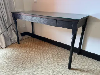 Escritorio moderno cristal y madera