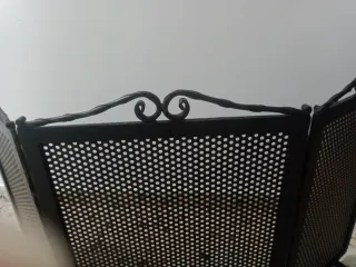 Protector chimenea hierro forjado