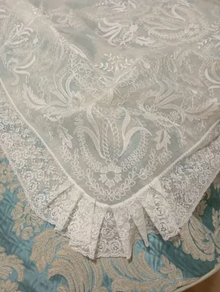 Conjunto Manteletas Fallera Blancas