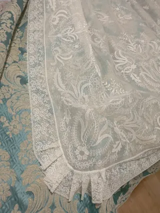 Conjunto Manteletas Fallera Blancas