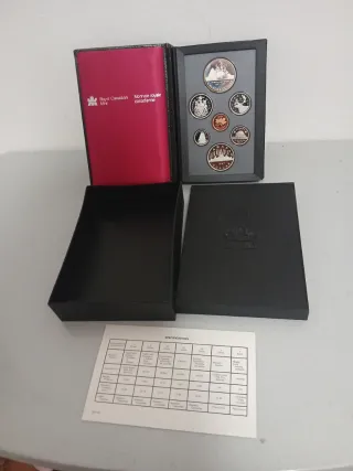 Serie Monete Proof Canada 1987 con plata