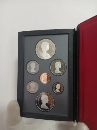 Serie Monete Proof Canada 1987 con plata