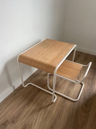 Escritorio infantil madera y metal. SKLUM