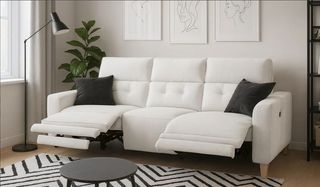 SOFÁ DE 3 PLAZAS RELAX ELÉCTRICO GIO.