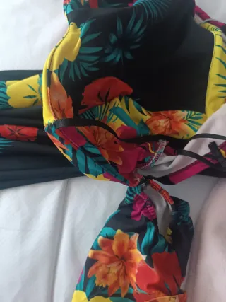 Mono largo estampado floral