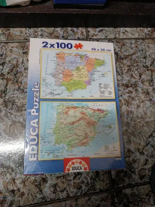 Puzzle Educa 2x100 Penisola Iberica