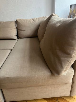 Sofá Cama Chaise Longue IKEA FRIHETEN Beige