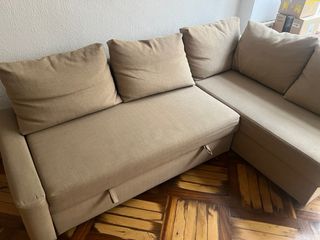 Sofá Cama Chaise Longue IKEA FRIHETEN Beige