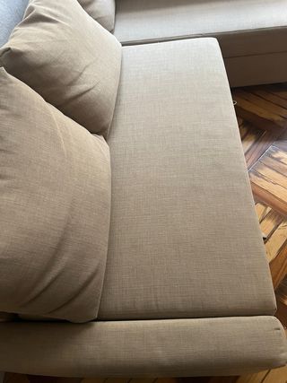 Sofá Cama Chaise Longue IKEA FRIHETEN Beige