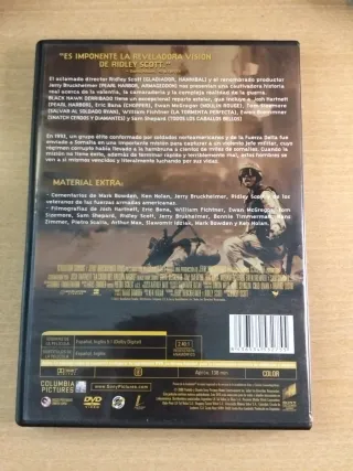 DVD Black Hawk Derribado (2 Oscars)