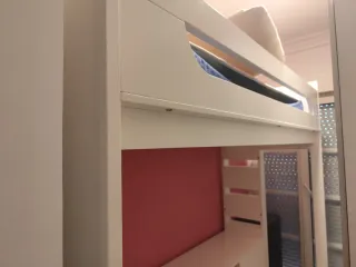 Dormitorio litera con escritorio