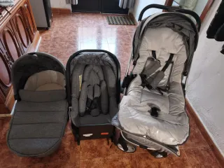 Trio passeggino per neonato con Isofix