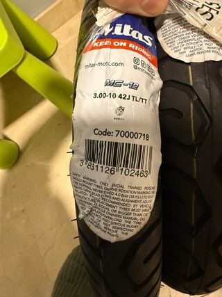 Neumáticos Vespa o Scooter