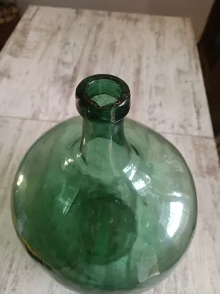 Damajuana Vidrio Verde Soplado 20L Vintage