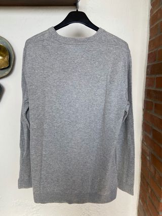 Pullover Tommy Jeans grigio uomo