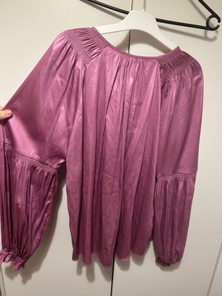 Blusa Lila Mango Talla L