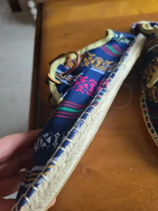 Alpargatas Hombre Azul Multicolor