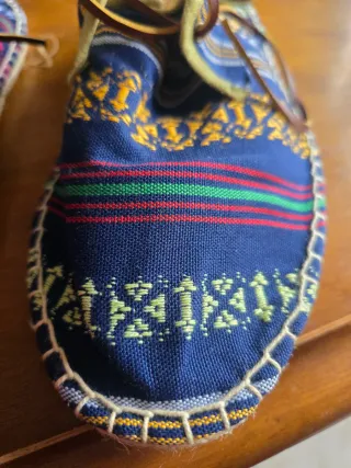 Alpargatas Hombre Azul Multicolor