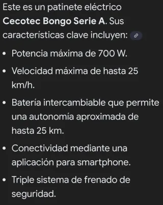 Patinete Cecotec Serie A, 2 baterías y 2 cargadore