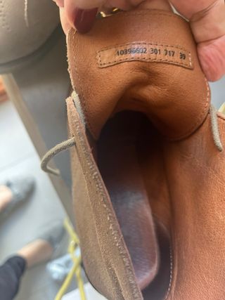 Botines Marc O'Polo ante marrones. Talla 39.