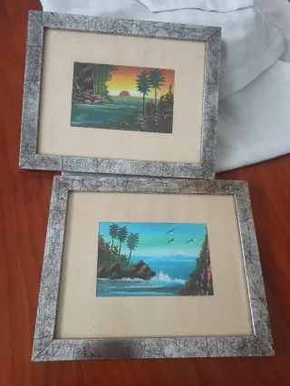 2 Quadri Mare Tempera