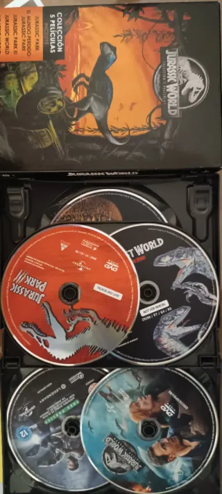 Jurassic Park, colección 5 peliculas
